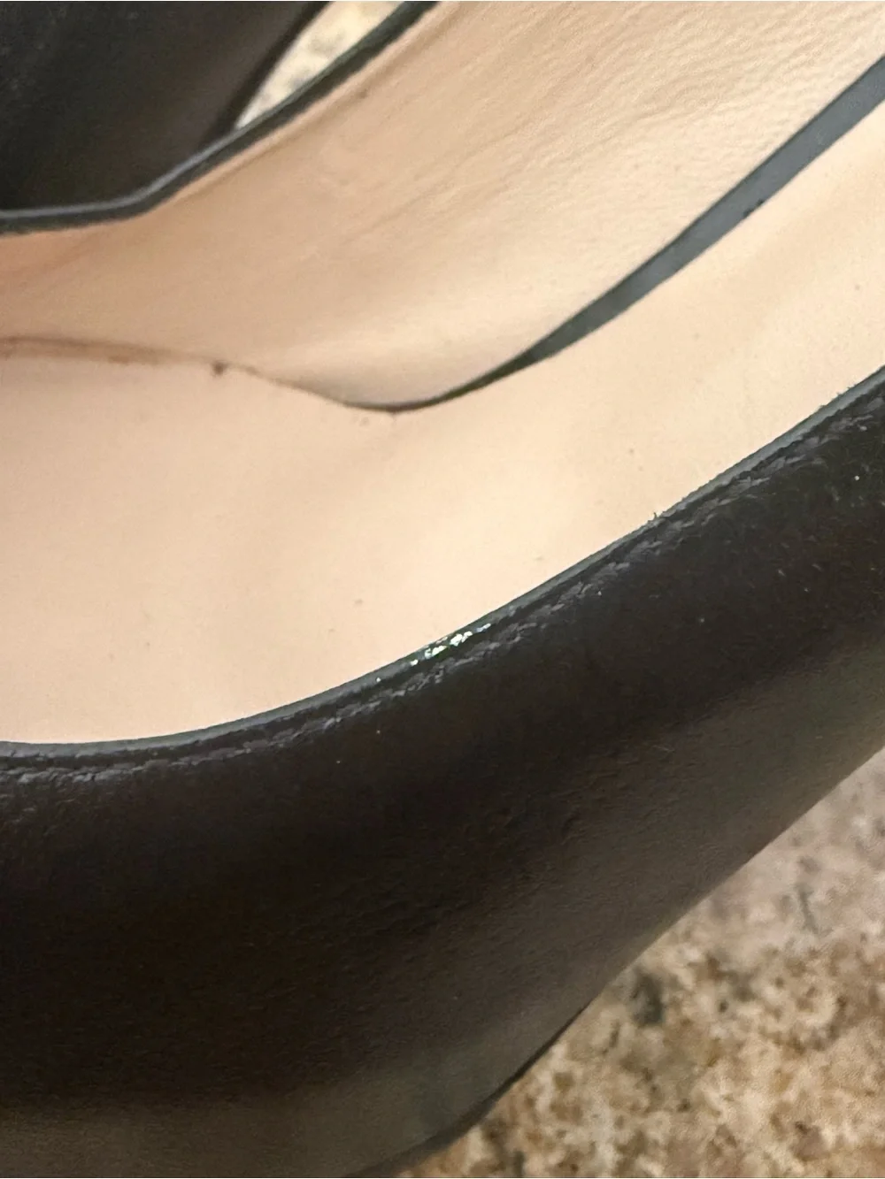 YSL Women’s Black 4” stiletto Pumps 37 Italy